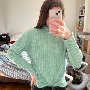 Turquoise sweater from Simons